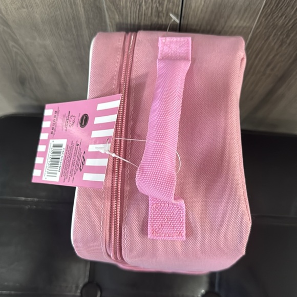 New Hello Kitty Lunch Sack Bag Or Cloth Box Pastel Pink Hearts & Floral With Tag - Picture 8 of 9